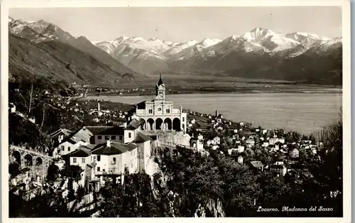 39665 - Schweiz - Locarno , Madonna del Sasso - gelaufen 1935