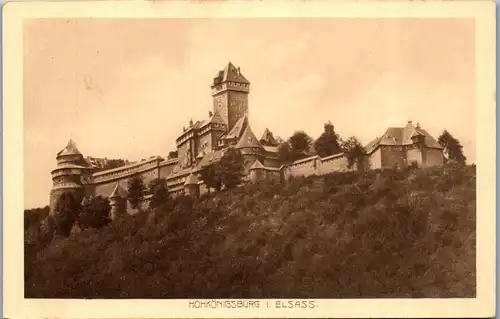 39671 - Frankreich - Hohkönigsburg i. Elsass - nicht gelaufen 1911