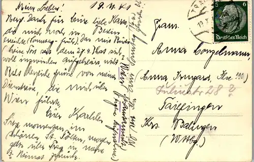 39683 - Wien - Stephanskirche , Stephansdom , Peterskirche - gelaufen 1941