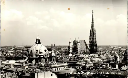 39684 - Wien - Stephanskirche , Stephansdom , Peterskirche - gelaufen 1964