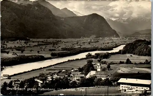 39700 - Tirol - Breitenbach gegen Rattenberg , Unterinntal - gelaufen