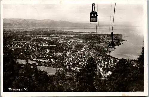 39717 - Vorarlberg - Bregenz am Bodensee , Pfänderbahn - gelaufen 1942