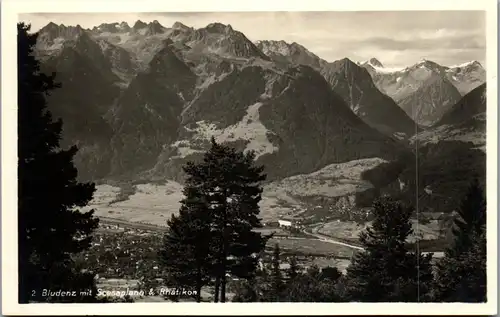 39723 - Vorarlberg - Bludenz mit Scesaplana u. Rhätikon - nicht gelaufen