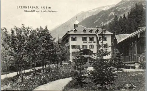 39735 - Italien - Brennerbad , Südansicht des Geizkoflerhauses - nicht gelaufen 1908