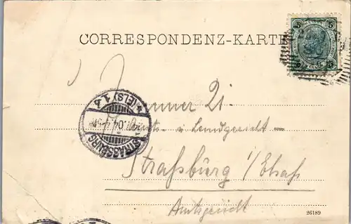 39738 - Oberösterreich - Bad Ischl , Kaltenbach - gelaufen 1904