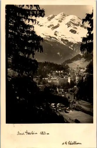39739 - Salzburg - Bad Gastein von der Schwarzen Liesl mit Radhausberg - gelaufen 1934