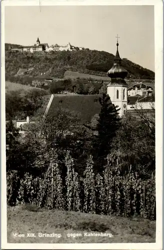 39768 - Wien - Grinzing gegen Kahlenberg - gelaufen 1930