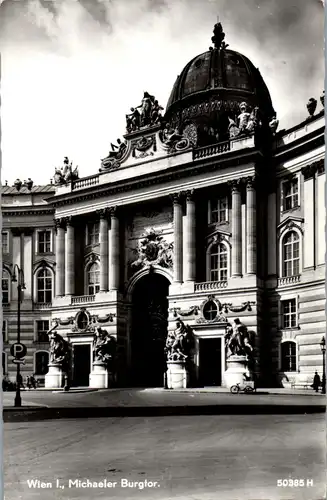 39796 - Wien - Michaeler Burgtor - gelaufen 1963