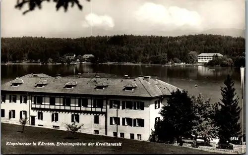 39833 - Kärnten - Klopeinersee , Erholungsheim der Kreditanstalt - gelaufen 1963