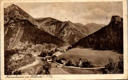 39853 - Niederösterreich - Kaiserbrunn im Höllental - gelaufen 1921