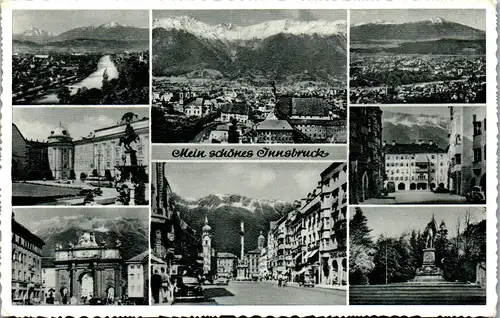 39859 - Tirol - Innsbruck . Mehrbildkarte - gelaufen 1959