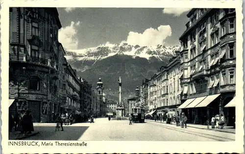 39863 - Tirol - Innsbruck , Maria Theresienstraße - gelaufen