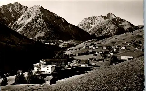 39899 - Vorarlberg - Hirschegg , Kleinwalsertal mit Elferkop , Zwölferkopf , Widderstein u. Bärenkopf - gelaufen 1959