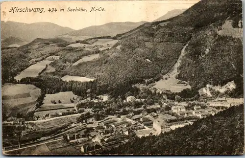 39900 - Niederösterreich - Hirschwang , Panorama - gelaufen 1920