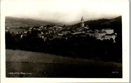 39909 - Oberösterreich - Haslach an der Mühl , Oberdonau , Panorama - gelaufen 1942