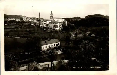 39913 - Oberösterreich - Haslach an der Mühl , Oberdonau , Bahnstrasse - gelaufen 1942