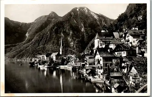 39917 - Oberösterreich - Hallstatt mit Hirlatz - gelaufen 1939