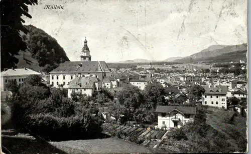 39919 - Salzburg - Hallein , Panorama - nicht gelaufen 1922