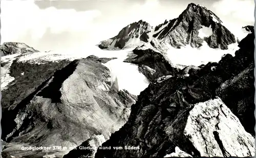 39939 - Kärnten - Gloßglockner mit Glocknerwand vom Süden - gelaufen 1973