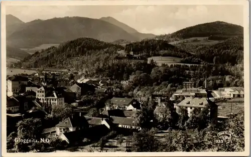 39976 - Niederösterreich - Gloggnitz , Panorama - gelaufen 1931