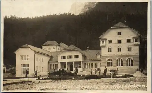 40000 - Tirol - Ehrwald , Talstation der Zugspitzbahn , K. Smetana , Hotel - gelaufen 1926