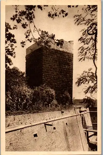 40002 - Tschechien - Cheb , Eger , Kaiserburg , Schwarzer Turm - nicht gelaufen