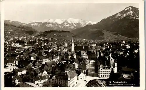 40018 - Vorarlberg - Dornbirn , Panorama , Ballonaufnahme - gelaufen 1938