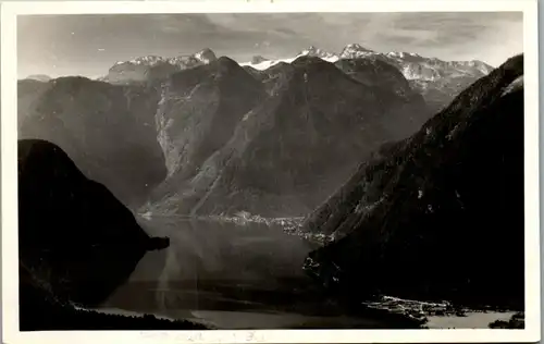 40028 - Oberösterreich - Dachsteingruppe und Hallstättersee - gelaufen 1938