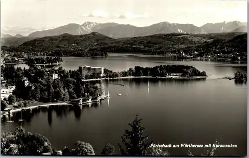 40046 - Kärnten - Pörtschach am Wörthersee mit Karawanken - gelaufen 1967