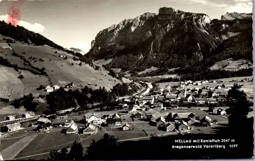 40084 - Vorarlberg - Mellau mit Kanisfluh , Bregenzerwald - gelaufen 1961