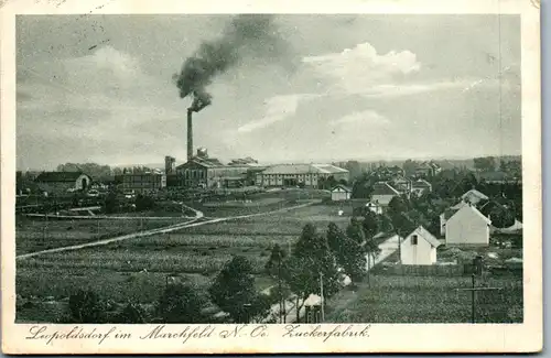 40141 - Niederösterreich - Leopoldsdorf im Marchfeld , Zuckerfabrik - gelaufen 1931
