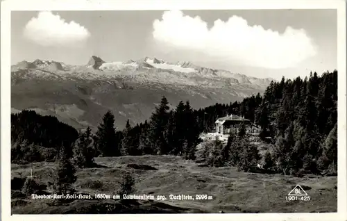 40145 - Steiermark - Lawinenstein , Dachstein , Theodor Karl Haus - gelaufen