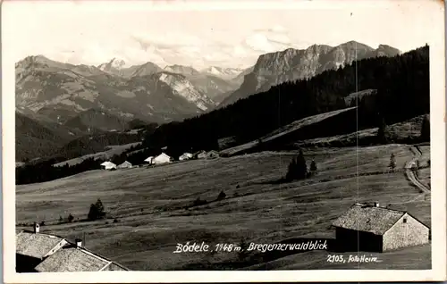 40166 - Vorarlberg - Bödele , Bregenzerwaldblick - nicht gelaufen