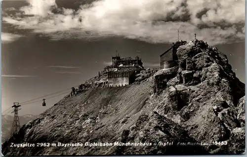 40176 - Deutschland - Zugspitze , Bayrische Gipfelbahn Münchnerhaus u. Gipfel - gelaufen