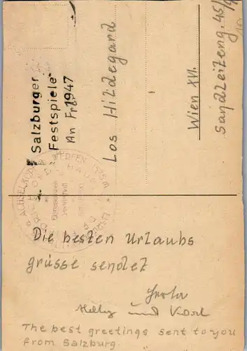 40185 - Salzburg - Werfen , Eisriesenwelt - gelaufen 1947