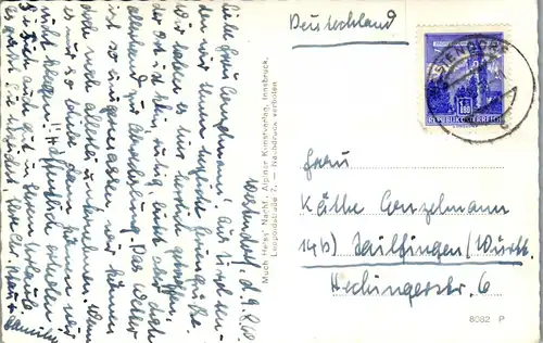 40189 - Tirol - Westendorf , Mesnerwirt , Haus Veronika - gelaufen 1960