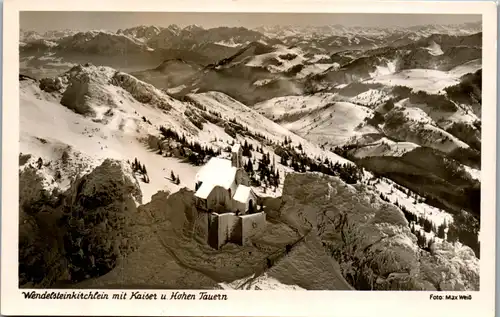 40194 - Deutschland - Wendelsteinkirche , Wendelsteinkirchlein m. Kaiser u, Hohe Tauern - nicht gelaufen