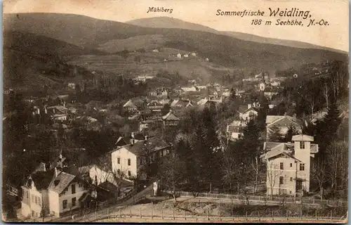 40203 - Niederösterreich - Weidling , Mühlberg - nicht gelaufen 1923
