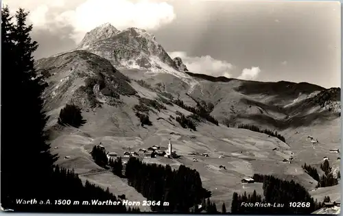 40204 - Vorarlberg - Warth a. Arlberg mit Warther Horn - gelaufen