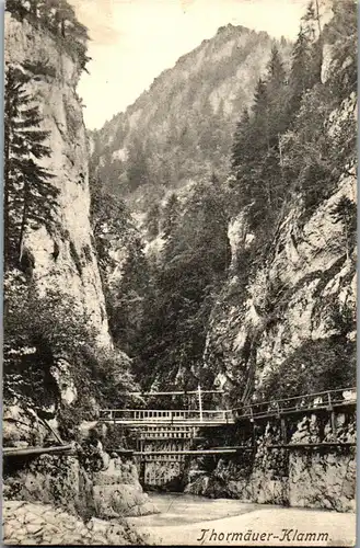 40242 - Niederösterreich - Tormäuer , Thormäuer Klamm - gelaufen 1909