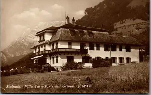 40256 - Steiermark - Stainach , Villa Thurn Taxis mit Grimming - gelaufen 1939