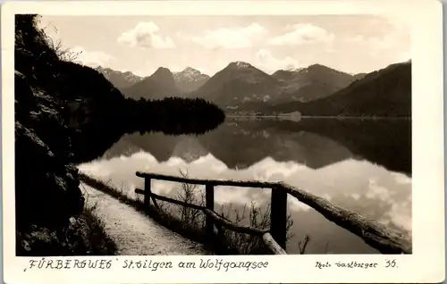 40267 - Salzburg - St. Gilgen am Wolfgangsee , Fürbergweg - gelaufen 1957