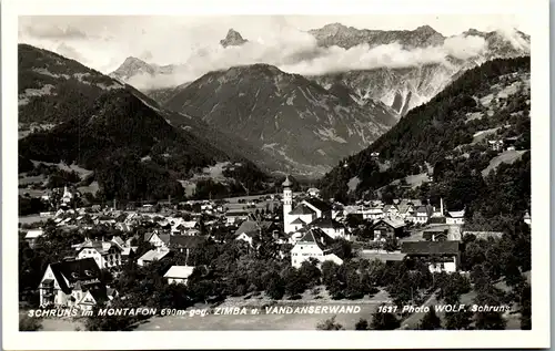 40280 - Vorarlberg - Schruns im Montafon gegen Zimba u. Vandanserwand - nicht gelaufen
