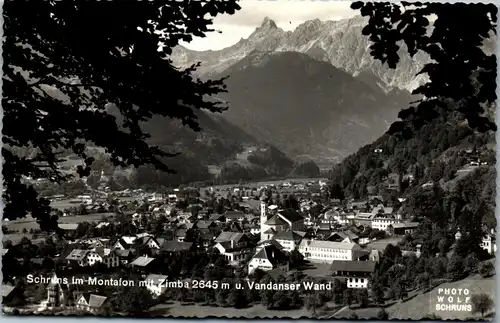 40283 - Vorarlberg - Schruns im Montafon gegen Zimba u. Vandanserwand - nicht gelaufen