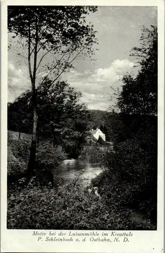 40284 - Niederösterreich - Motiv b. d. Luisenmühle im Kreuttal , P. Schleinbach a. d. Ostbahn - gelaufen 1943