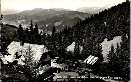 40297 - Niederösterreich - Alpenhaus Sonnwendstein gegen Rax - gelaufen 1959