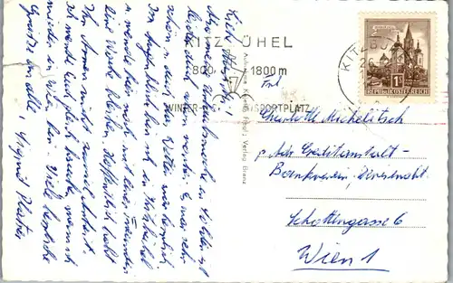 40299 - Tirol - Sölden , Ötztal , Karte l. beschädigt - gelaufen 1962