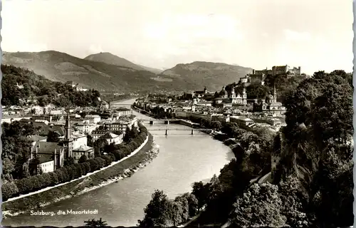 40327 - Salzburg - Panorama , Mozartstadt - nicht gelaufen