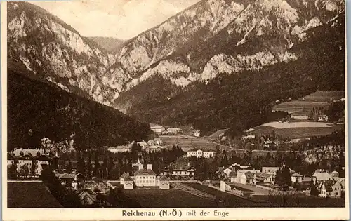 40364 - Niederösterreich - Reichenau mit der Enge - gelaufen 1928