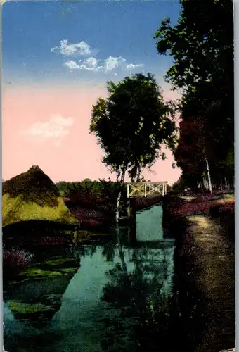 40370 - Künstlerkarte - Aus Moor und Heide - gelaufen 1918